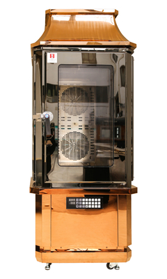 Machine de gril de poulet d'agneau d'acier inoxydable de rendement élevé