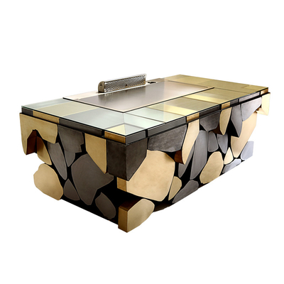 Système de ventilation d'échappement de table de gril Hibachi personnalisé
