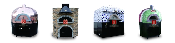 Pizza moderne de l'Italie Oven Dome With Cleaning Shovel/brosse de cuivre