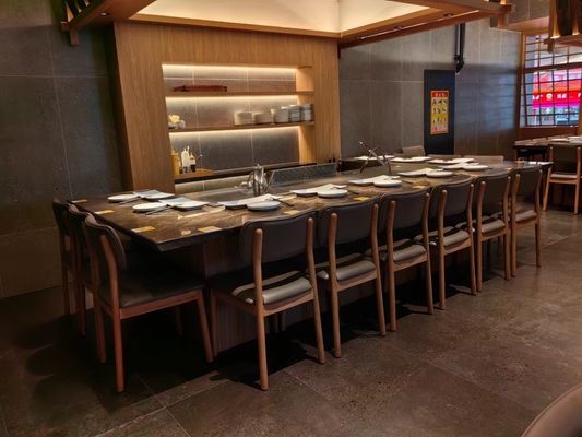 Décoration personnalisée Meubles Restaurant Hibachi Grill Plage de température 50-300C