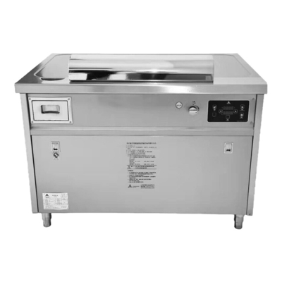 Restaurant 1,2 m Grill à induction Hibachi Table à griller Teppanyaki