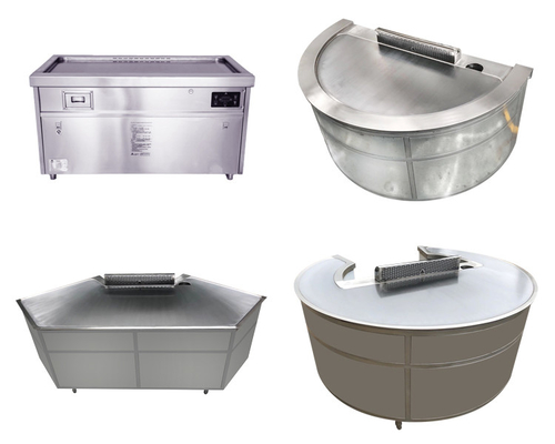 Tableau adapté aux besoins du client de gril de Teppanyaki Hibachi de rectangle, plat de gauffreuse de gril de gaz