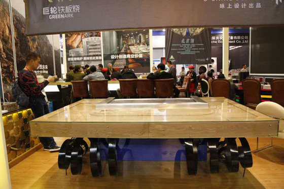 Tableau électrique de gril de Teppanyaki Hibachi de périodes de sièges passagers du rectangle huit