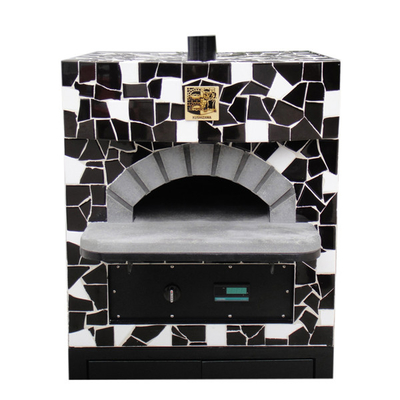 Four à hautes températures et résistant au feu de pizza de Lava Rock Gas Heating Italian de rectangle de poterie