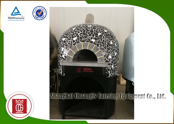 La pizza Oven Lava Rock Baseplate Ceramic Tile de Napoli Italie de gaz a décoré