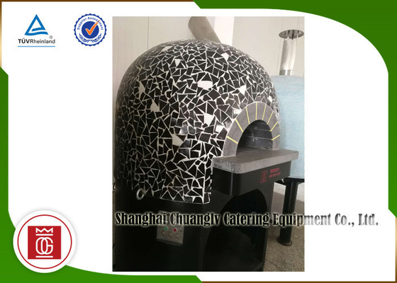 Carreaux de céramique extérieurs d'acier inoxydable d'Oven Gas Heating Lava Rock de pizza de l'Italie
