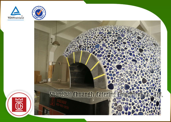 Pizza commerciale Oven Gas Heating Natural Lava Rock de l'Italie de style de Napoli