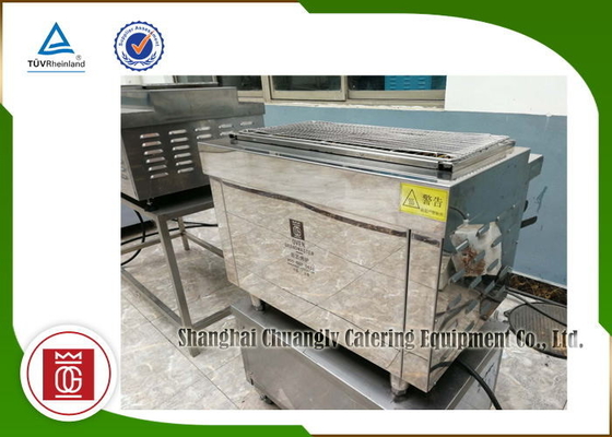 Le barbecue commercial électrique d'acier inoxydable grille le dessus de Tableau avec le Cabinet
