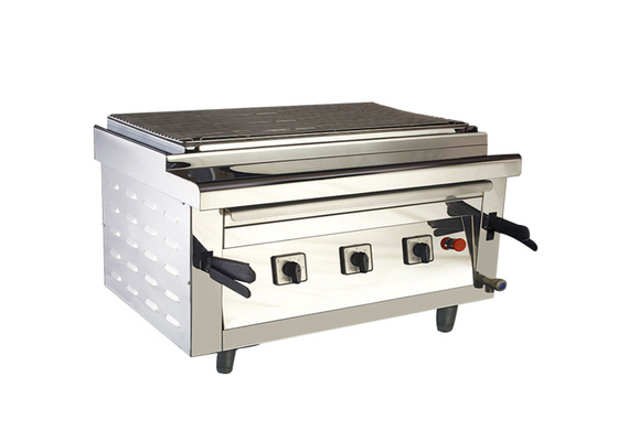 Le gril réglable de poulet de barbecue de taille usine le four sans fumée de gril de chauffage électrique