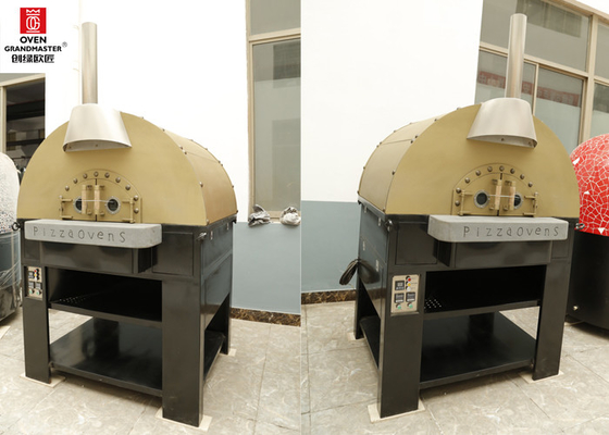 Rond commercial/dessus carré Lava Rock Gas Italy Pizza Oven For Outdoor
