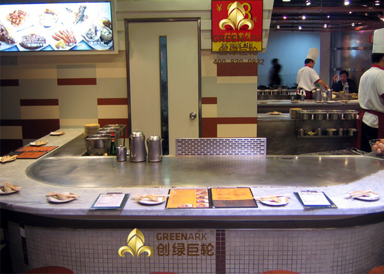Tableau électromagnétique de Teppanyaki de chauffage de vapeur de sièges électrostatiques de l'épurateur 10