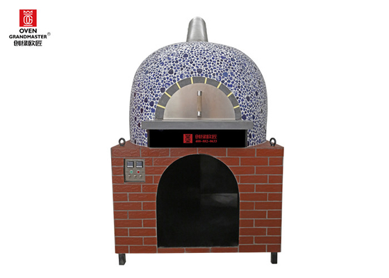 Style qui respecte l'environnement de Napoli de roche d'Oven Gas Heating Natural Lava de pizza de l'Italie