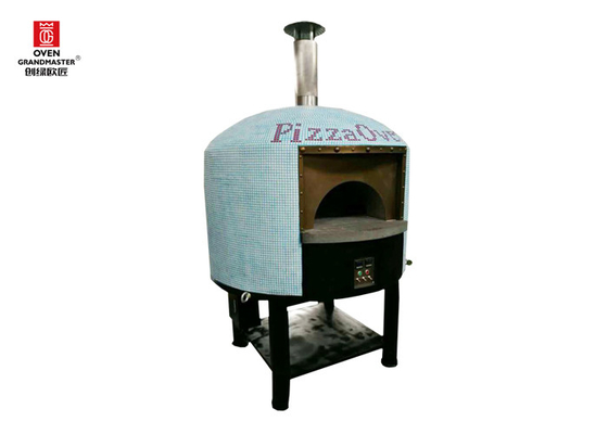 Pizza Oven Gas Heating Napoli Style Lava Rock d'acier inoxydable de l'Italie de restaurant