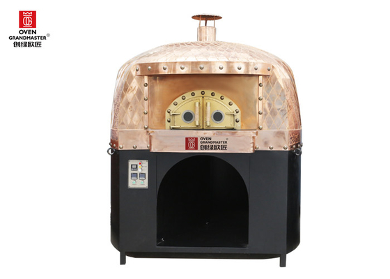 Matériel intérieur de Stell Italie de pizza de roche inoxydable d'Oven Gas Heating Natural Lava