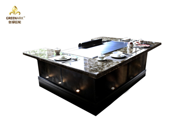 Table électrique de gril de Teppanyaki Hibachi avec la conception submergée d'entrée d'air