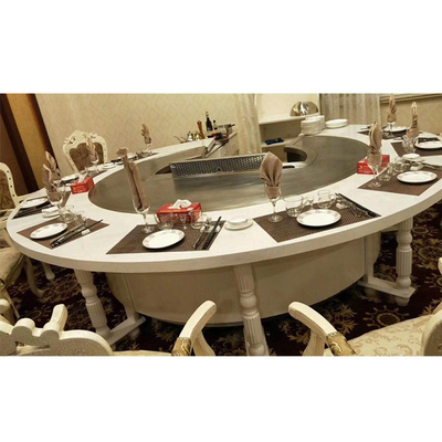 Induction de cercle/Tableau électrique de gril de Hibachi pour la configuration de base de restaurant