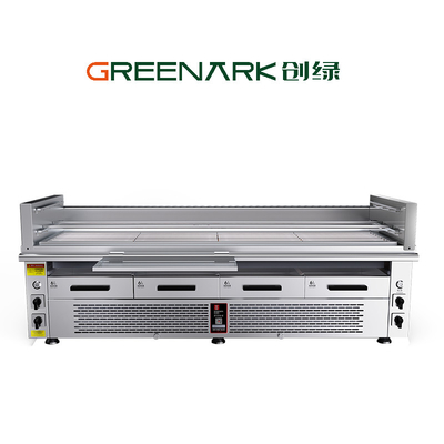 Grille électrique commerciale à 4 zones - contrôle indépendant à 800 °C.