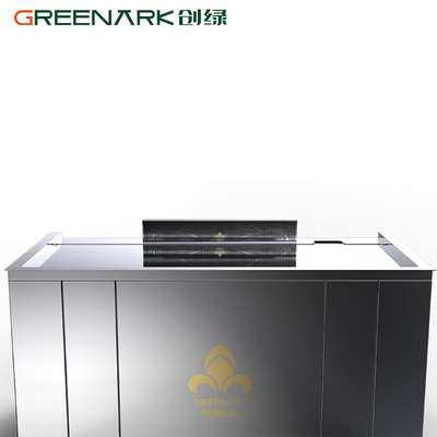 Grill Teppanyaki à haut rendement avec une table de 20 mm en acier allié de qualité alimentaire et un chauffage intelligent