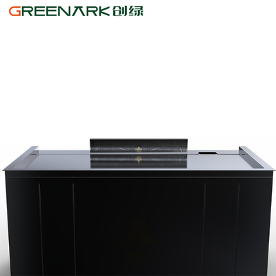 Grill industriel Teppanyaki avec purification de la fumée par triple flux d'air et technologie anti-obstruction