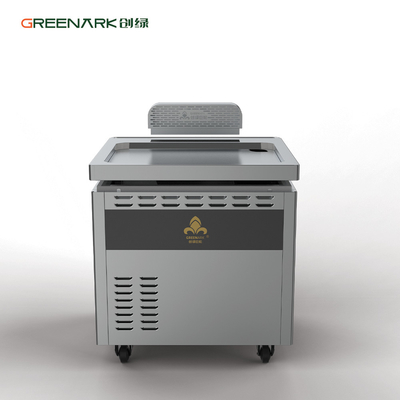 Commercial Kitchen Equipment 4.5KW Multifunction Induction Flat Fryer Teppanyaki Grill with Cabinet