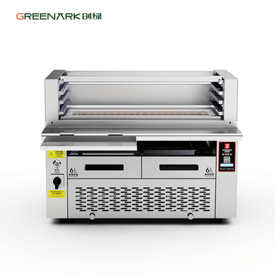 Compact Grill Commercial 800°C chauffage rapide. Fabrique Directement CE certifié ISO9001. Économie d'espace.
