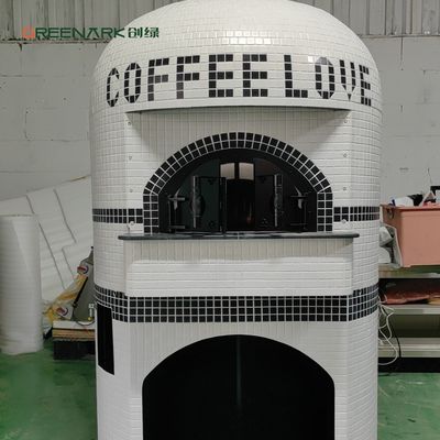 Four à pizza en pierre volcanique italienne 600°C 15kW Gaz Électrique