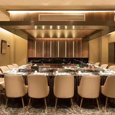 Table à griller en acier inoxydable 1200x850x800mm 8kW 380V