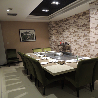 Table de gril commercial Teppanyaki en acier allié de 20 mm 8000W