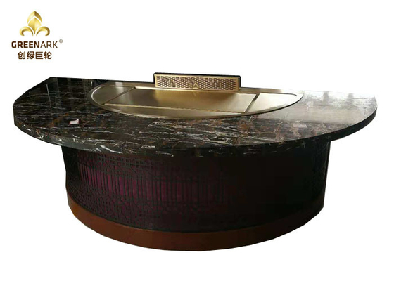 Japonais d'induction électrique Teppanyaki 380V avec le ventilateur