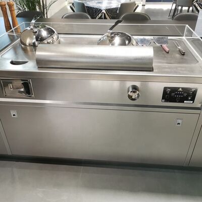 Commercial Hibachi Grill japonais pour 8 personnes Table à griller pour restaurant