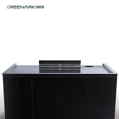 Table de gril commercial Teppanyaki avec une plaque en acier de qualité alimentaire de 20 mm, un design personnalisable et un triple système de débit d'air