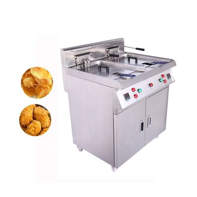 Friteuse à poulet commerciale électrique de 15KW, friteuse à friture profonde multifonctionnelle sans fumée pour restaurants