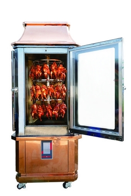 Machine multi de gril de canard et d'agneau de poulet de gril d'affichage de fonction de souffle chaud
