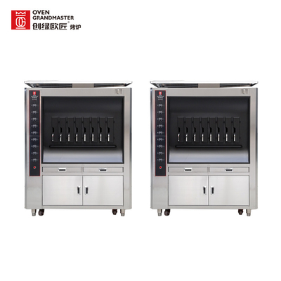 Machine commerciale de gril de huit poissons des espaces 20KW à une seule couche pour la cuisine