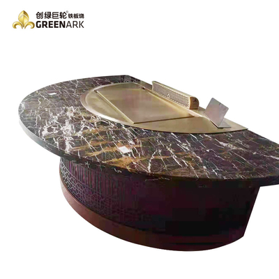 Fonction multi Teppanyaki de Hibachi de Tableau commercial de gril